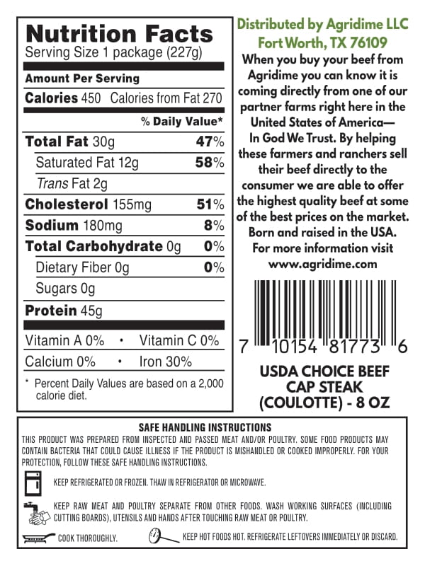 Grain Fed Coulotte Steak - Image 4