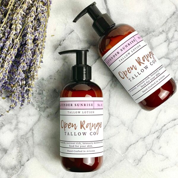 Lavender Sunrise Tallow Lotion - Image 4