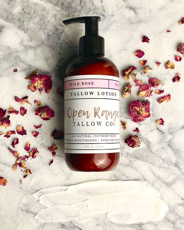 Wild Rose Tallow Lotion - Image 3