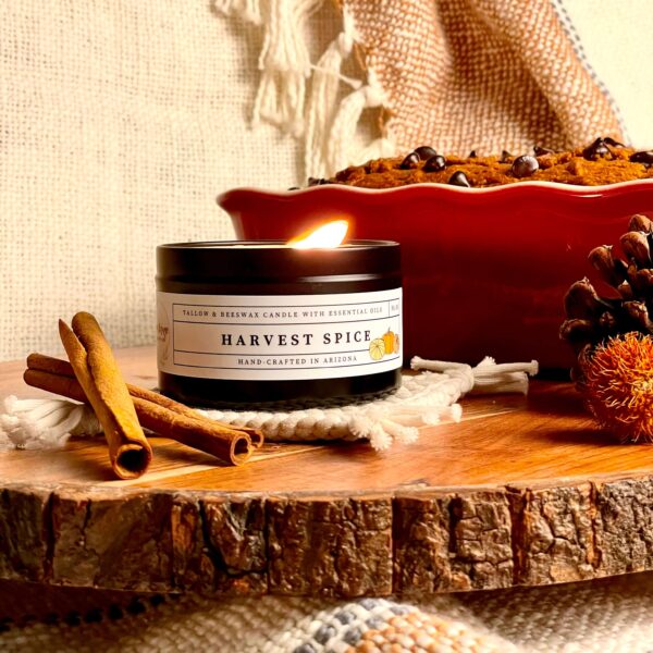 Harvest Spice Tallow & Beeswax Candle