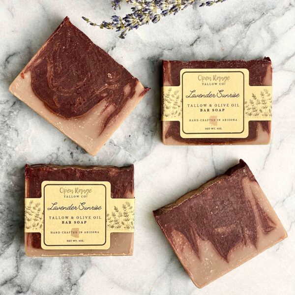 Lavender Sunrise Bar Soap - Image 3